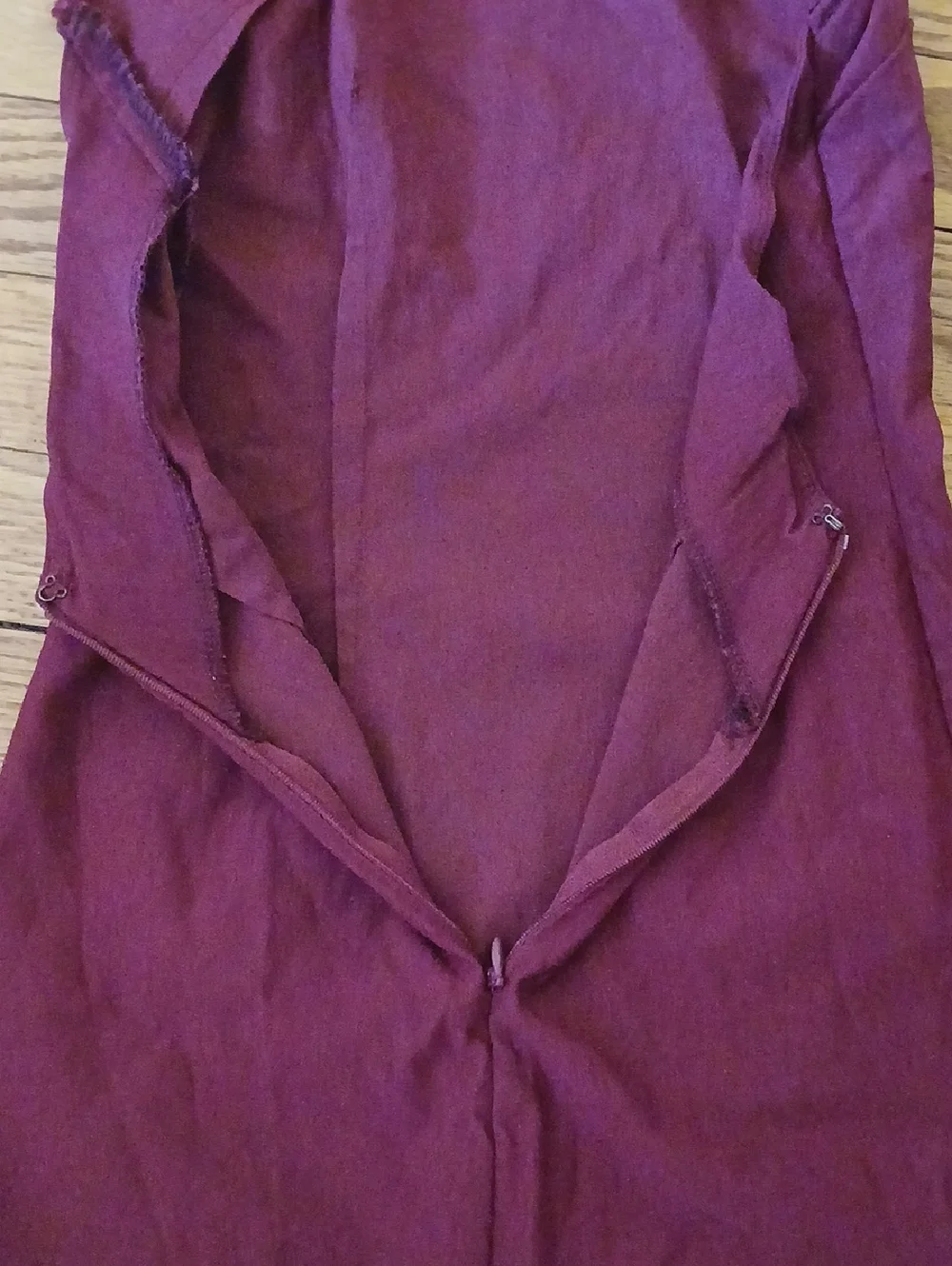 Nasty Gal Dark Red Open-Back Mini- Dress ■ Size XS